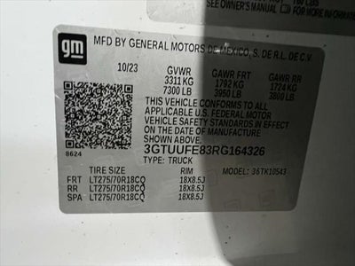 2024 GMC Sierra 1500 4WD Crew Cab Short Box AT4X