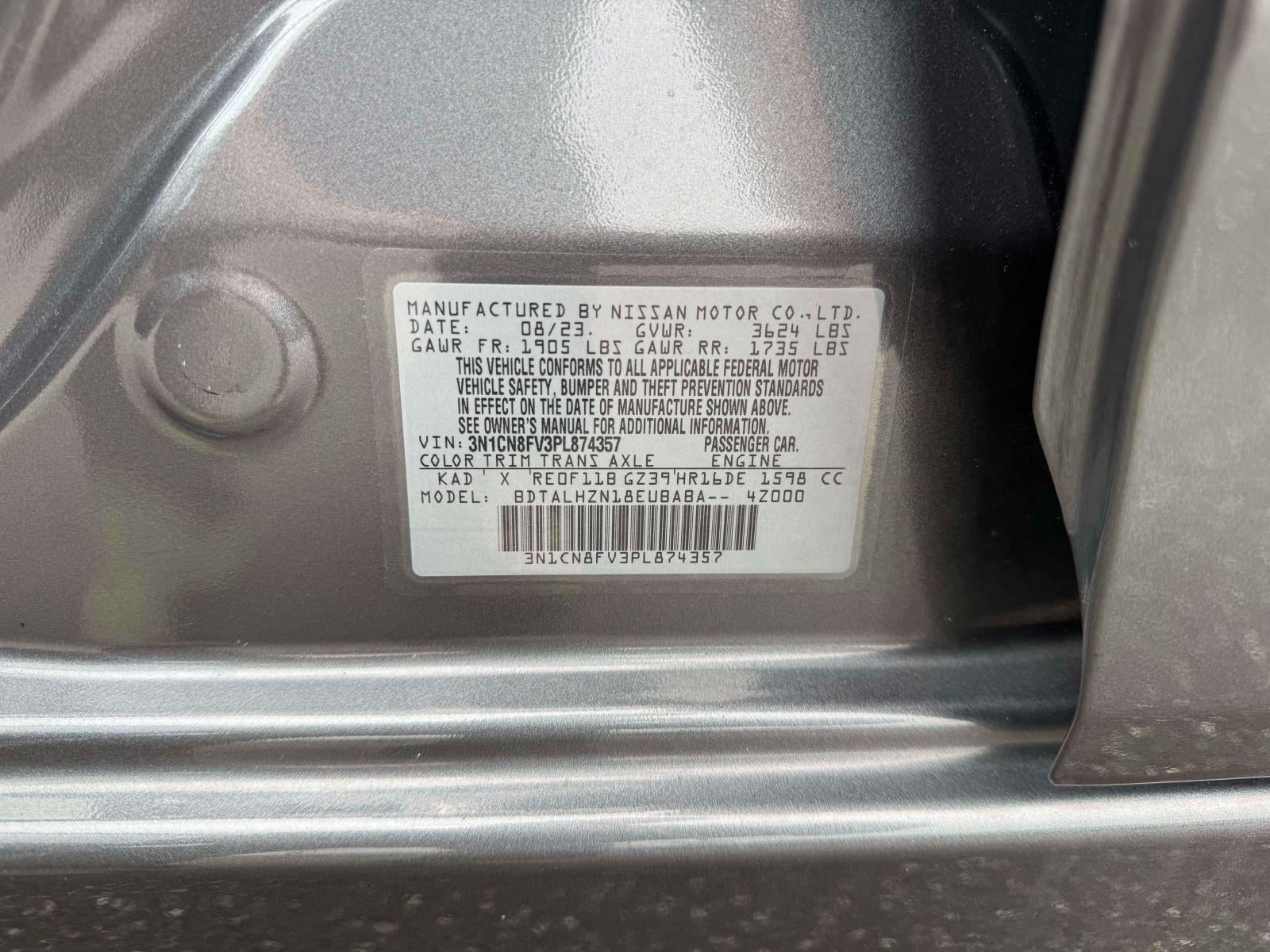 2023 Nissan Versa 1.6 SR Xtronic CVT