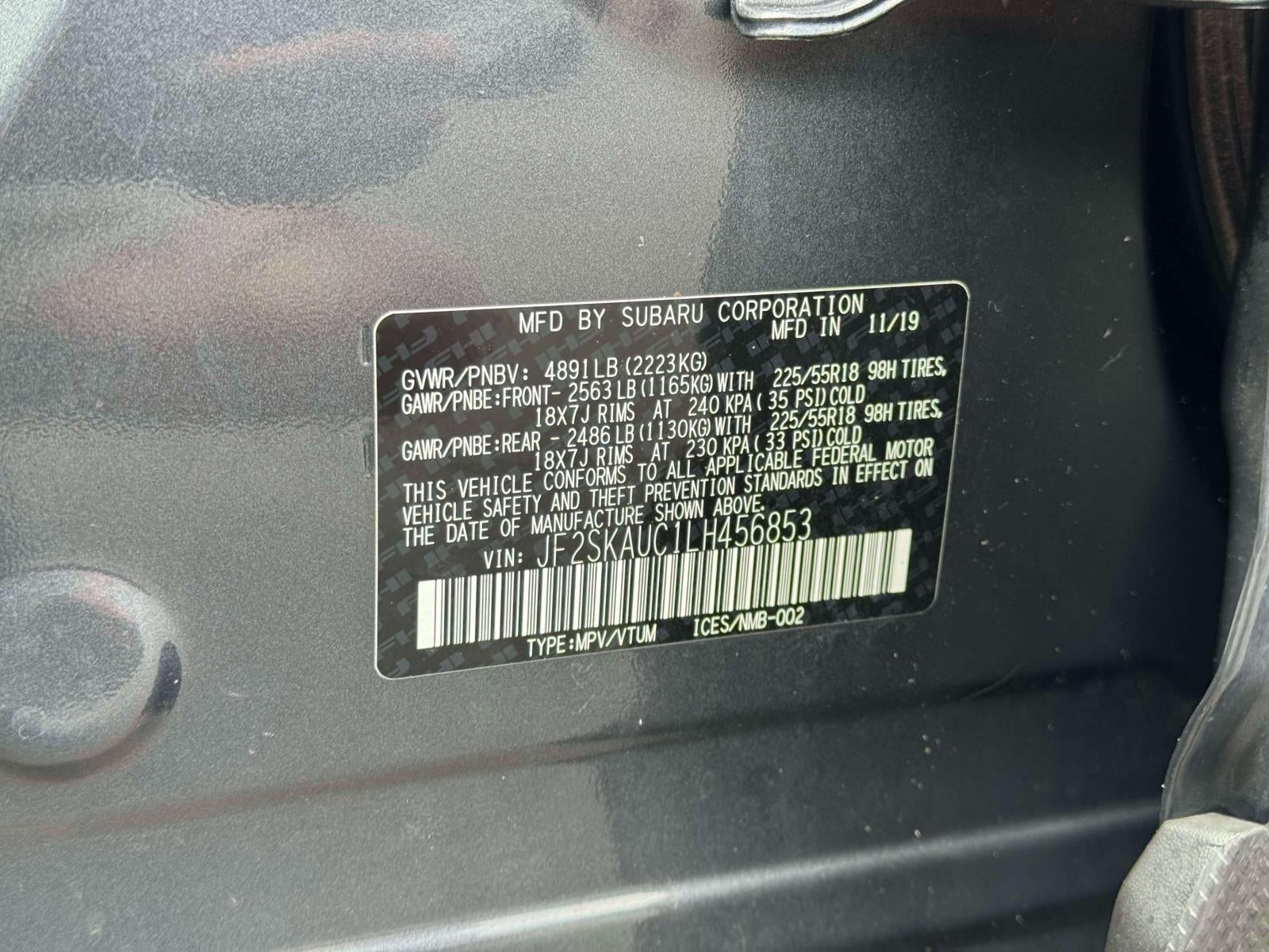 2020 Subaru Forester Limited