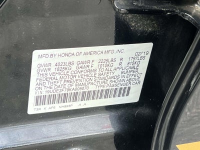 2019 Acura ILX Premium Package