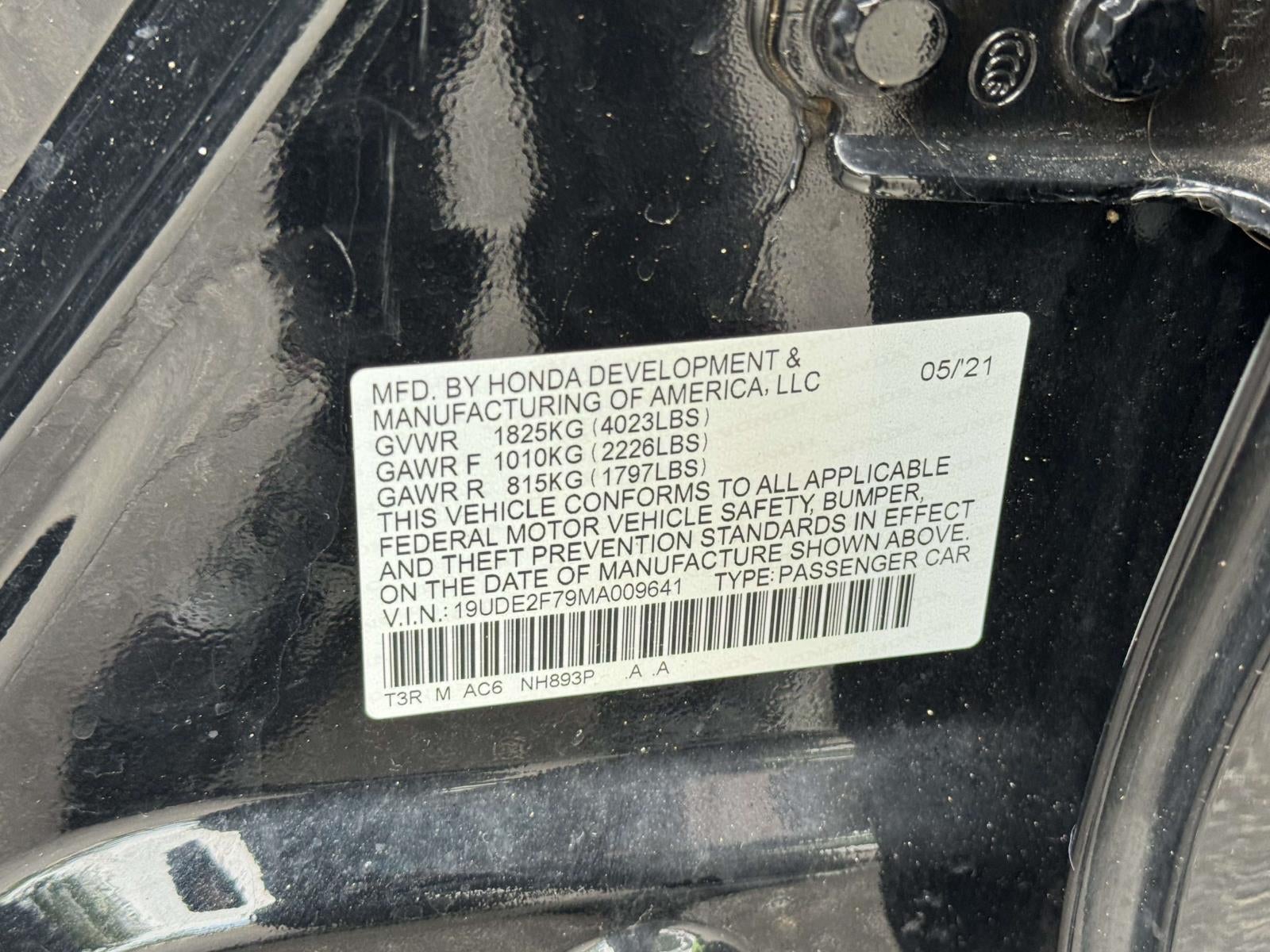 2021 Acura ILX Premium Package