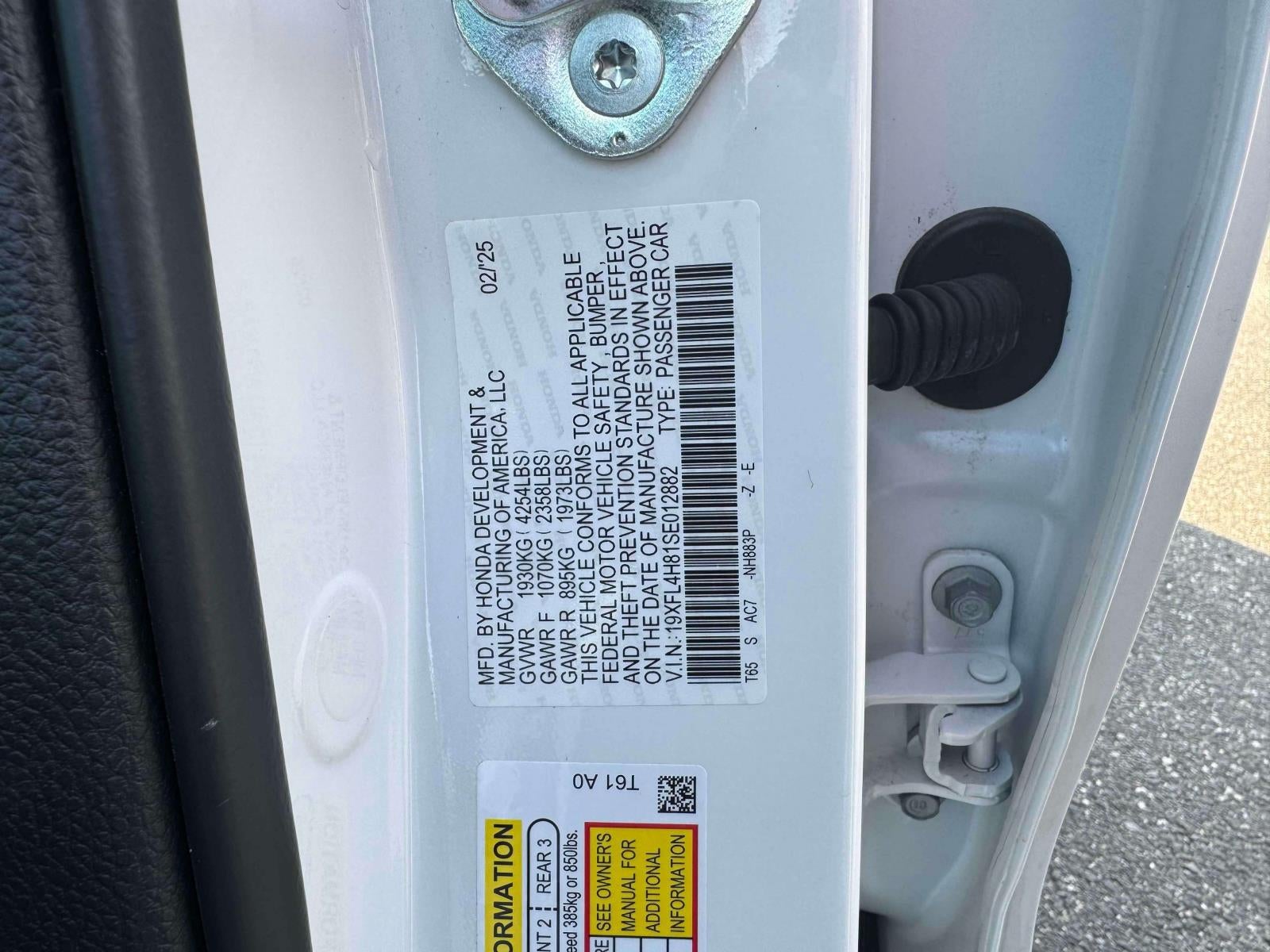 2025 Honda Civic Sport