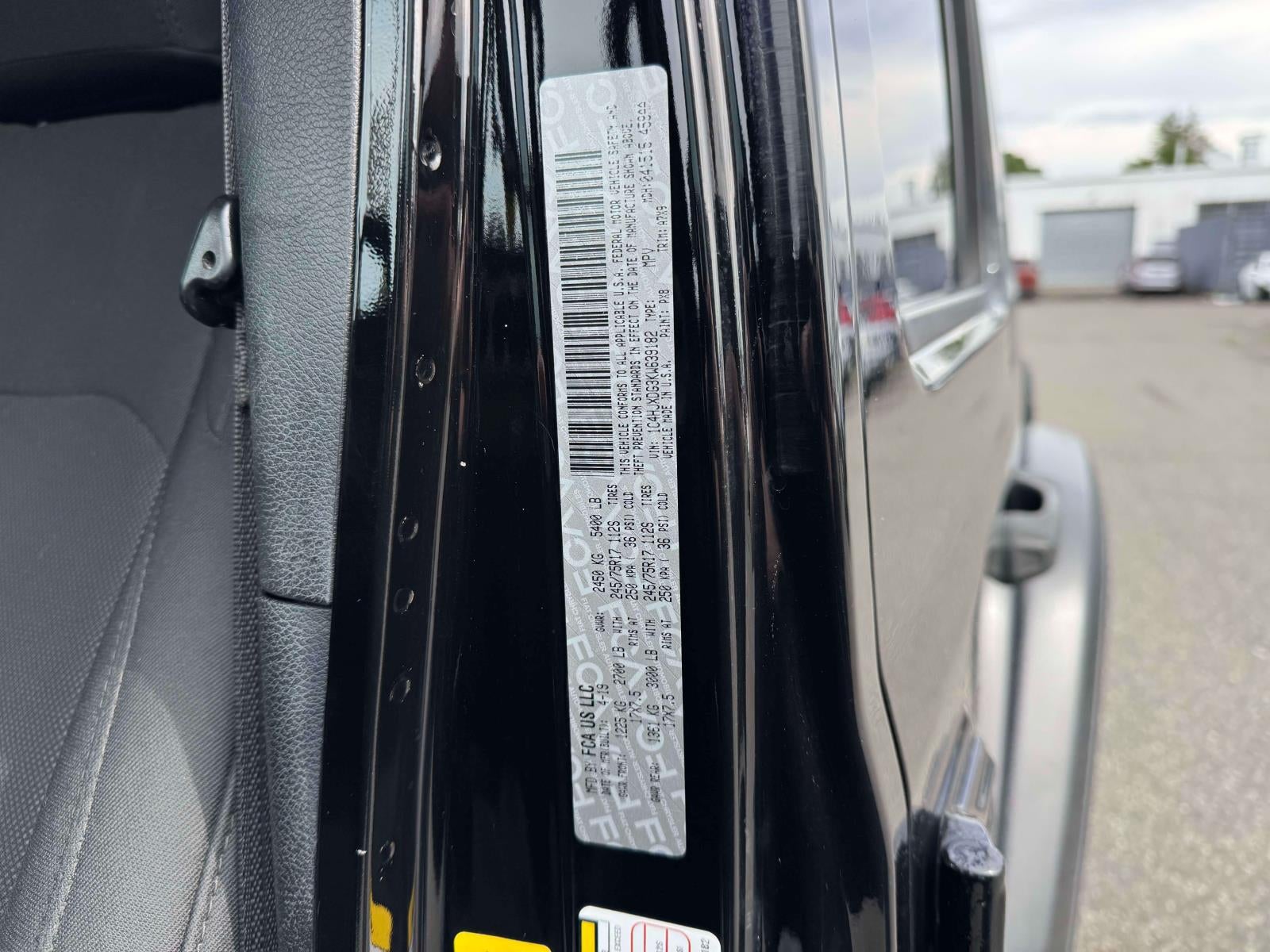 2019 Jeep Wrangler Unlimited Sport S