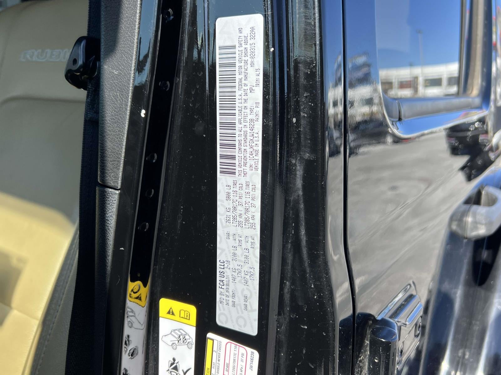 2018 Jeep Wrangler Unlimited Rubicon 4x4