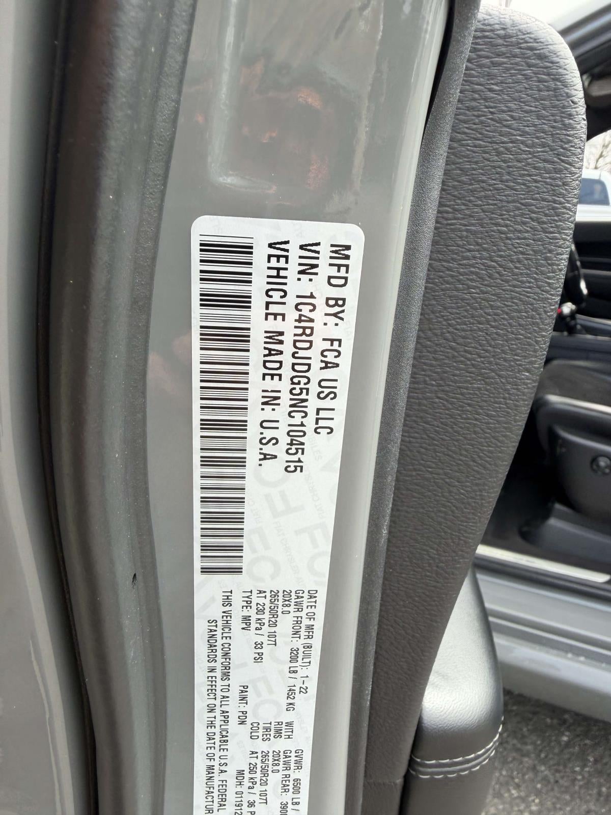 2022 Dodge Durango GT Plus AWD