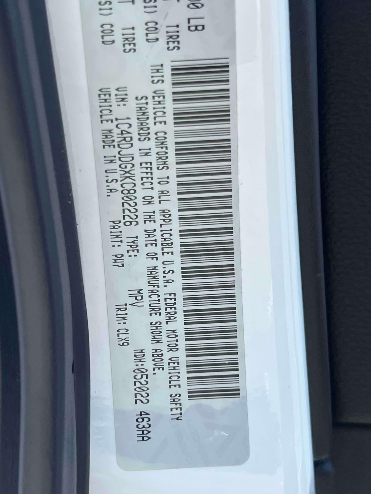 2019 Dodge Durango GT AWD