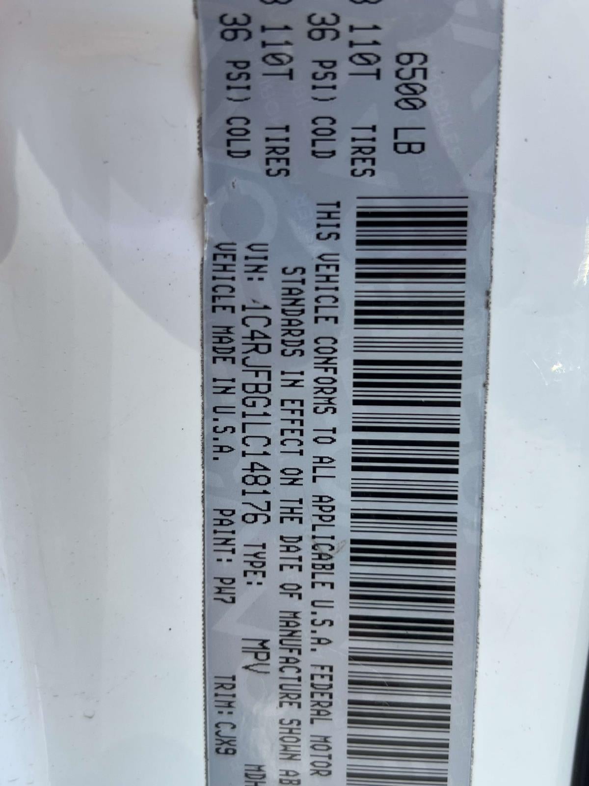 2020 Jeep Grand Cherokee Limited 4X4