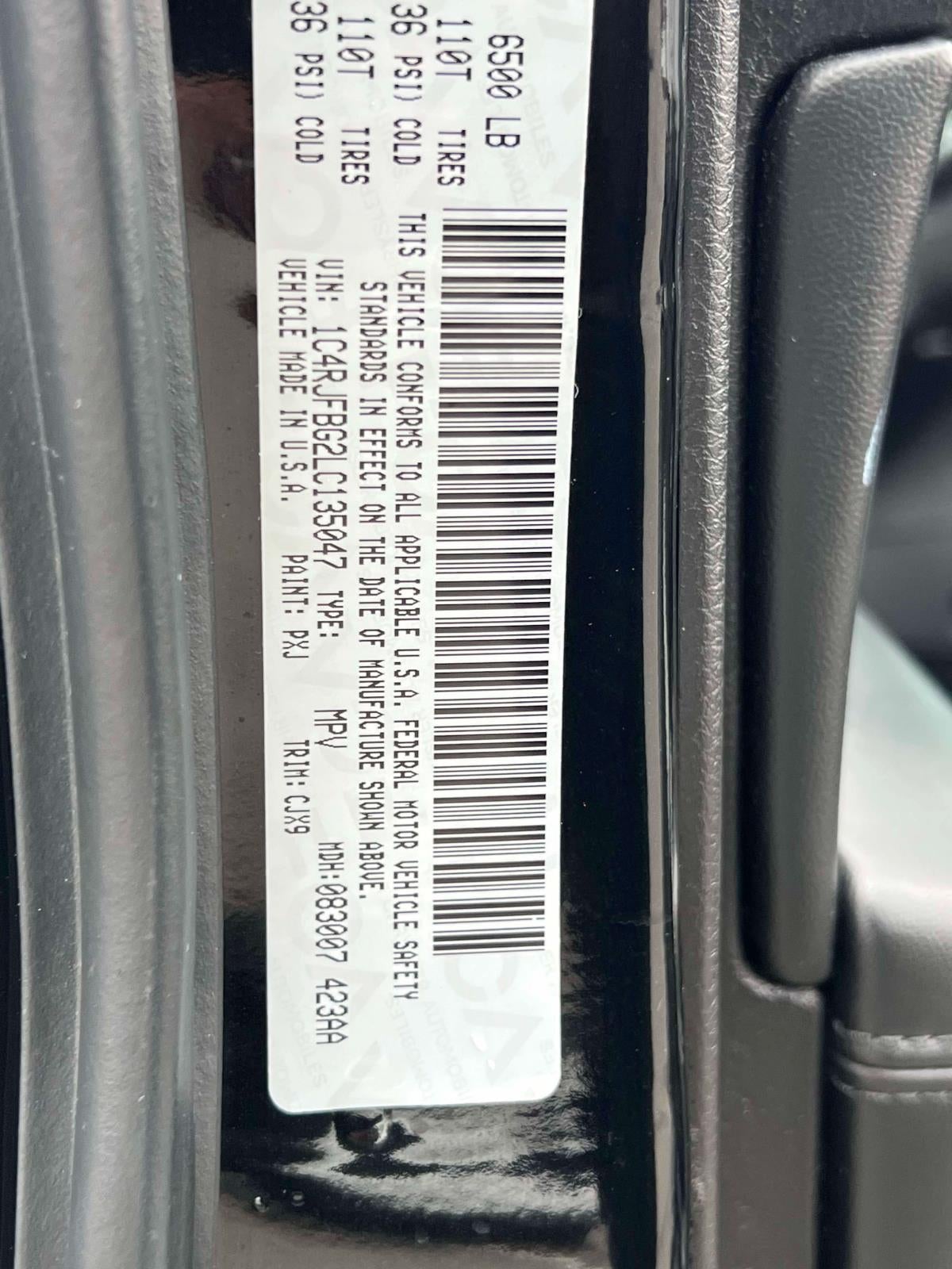 2020 Jeep Grand Cherokee Limited 4X4