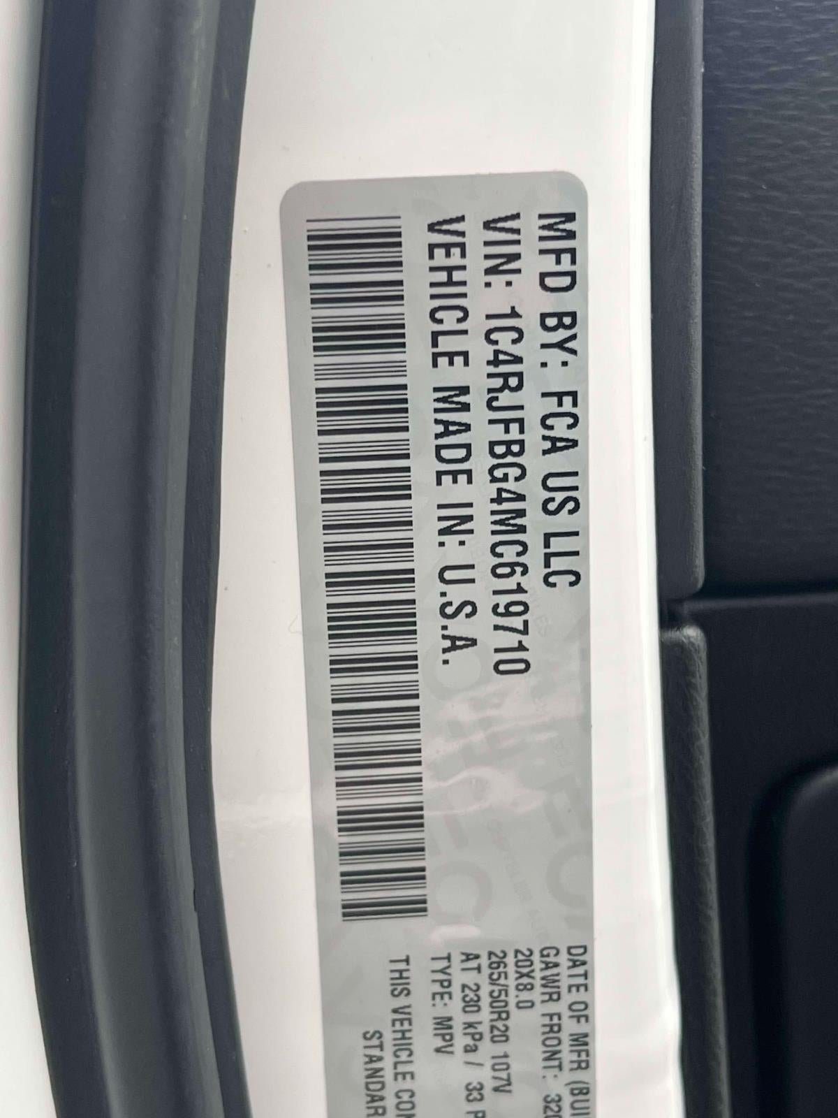 2021 Jeep Grand Cherokee 80th Anniversary 4X4