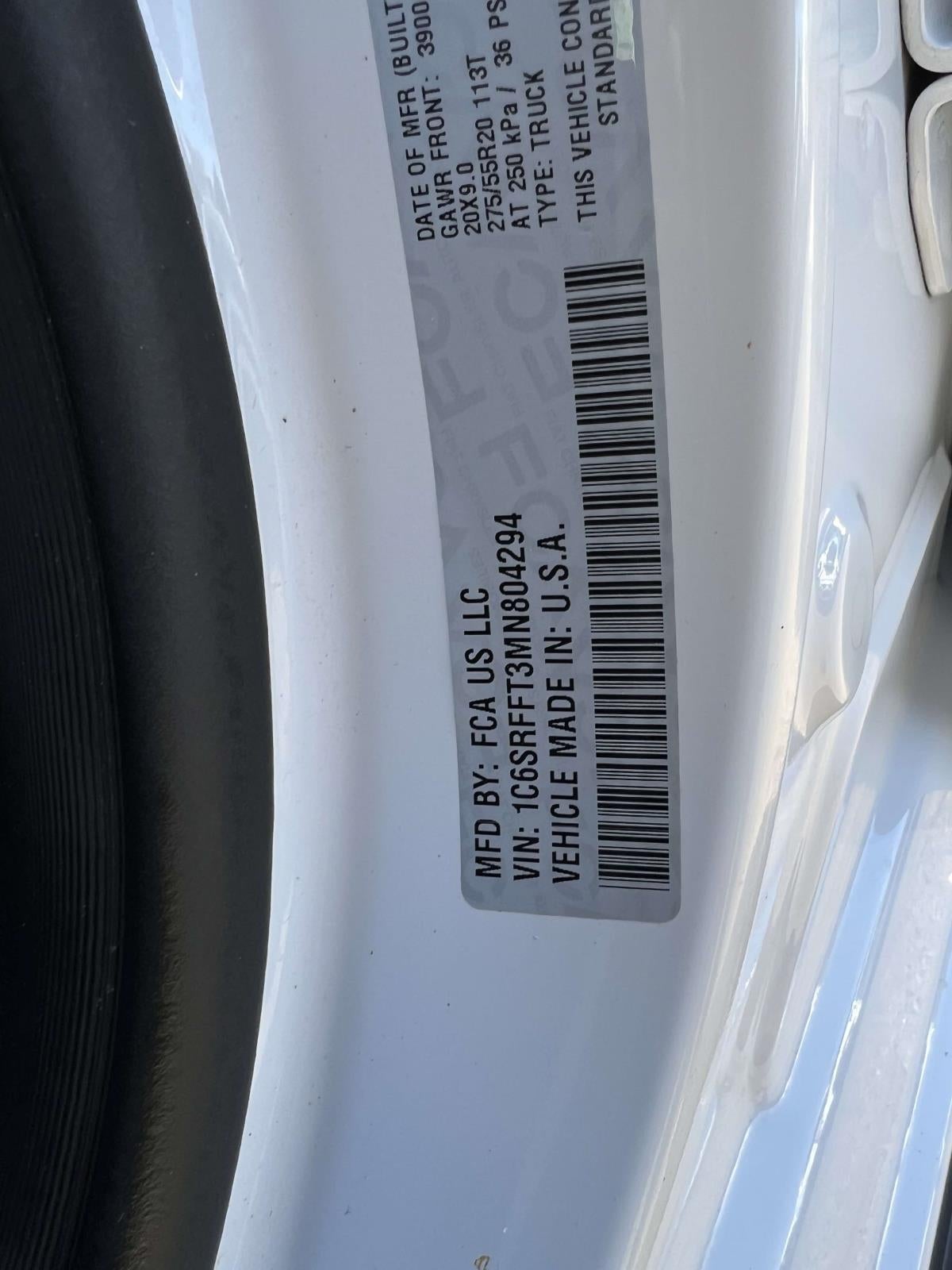 2021 RAM 1500 Big Horn Crew Cab 4x4 57' Box