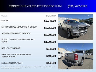 2023 RAM 1500 Laramie Crew Cab 4x4 57' Box