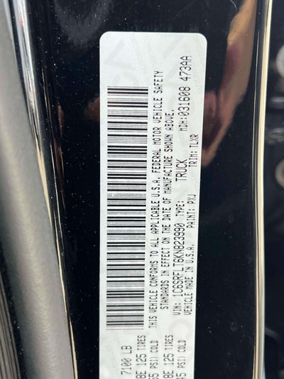 2019 RAM 1500 Rebel Crew Cab 4x4 57' Box