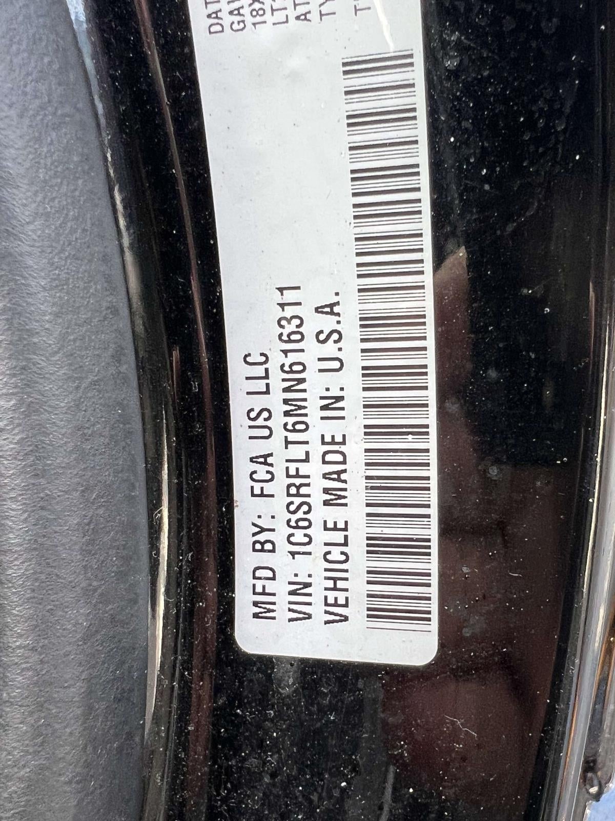 2021 RAM 1500 Rebel Crew Cab 4x4 57' Box