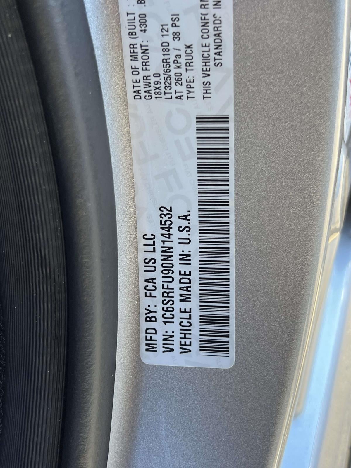 2022 RAM 1500 TRX Crew Cab 4x4 57' Box