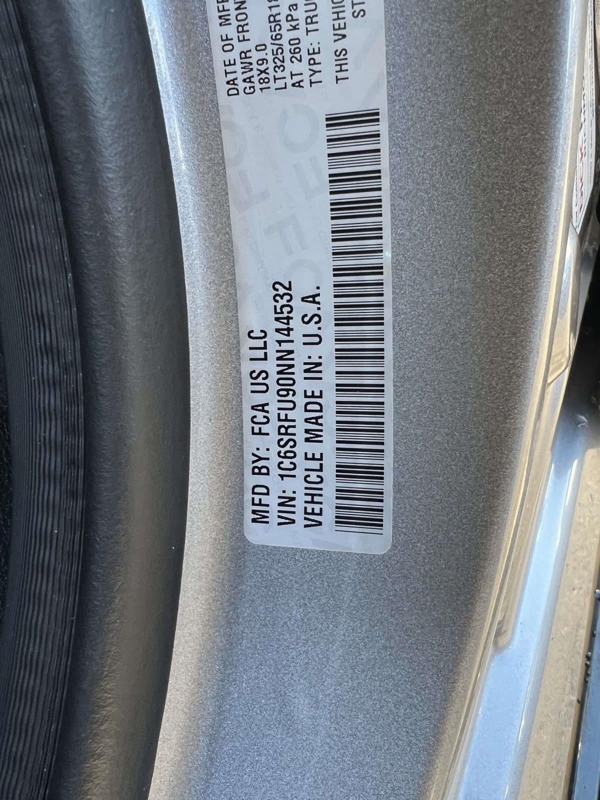 2022 RAM 1500 TRX Crew Cab 4x4 57' Box