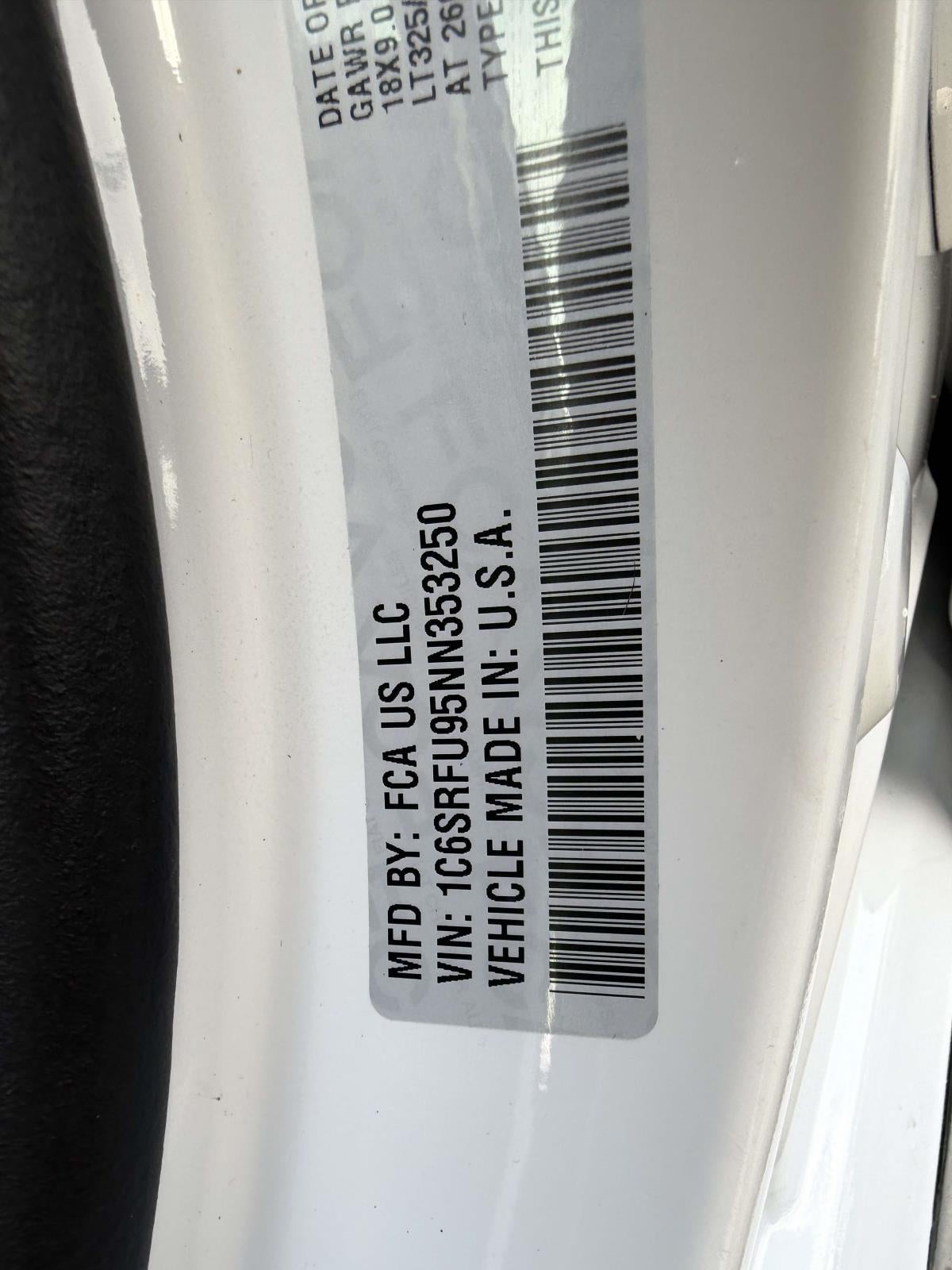 2022 RAM 1500 TRX Crew Cab 4x4 57' Box