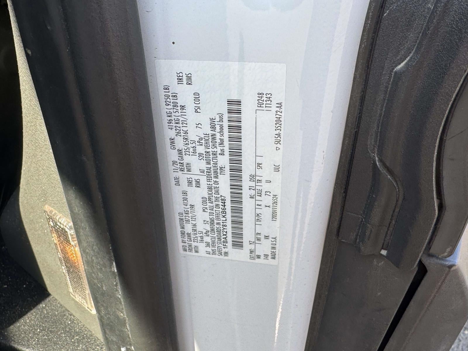 2020 Ford Transit-350 Passenger Van XL