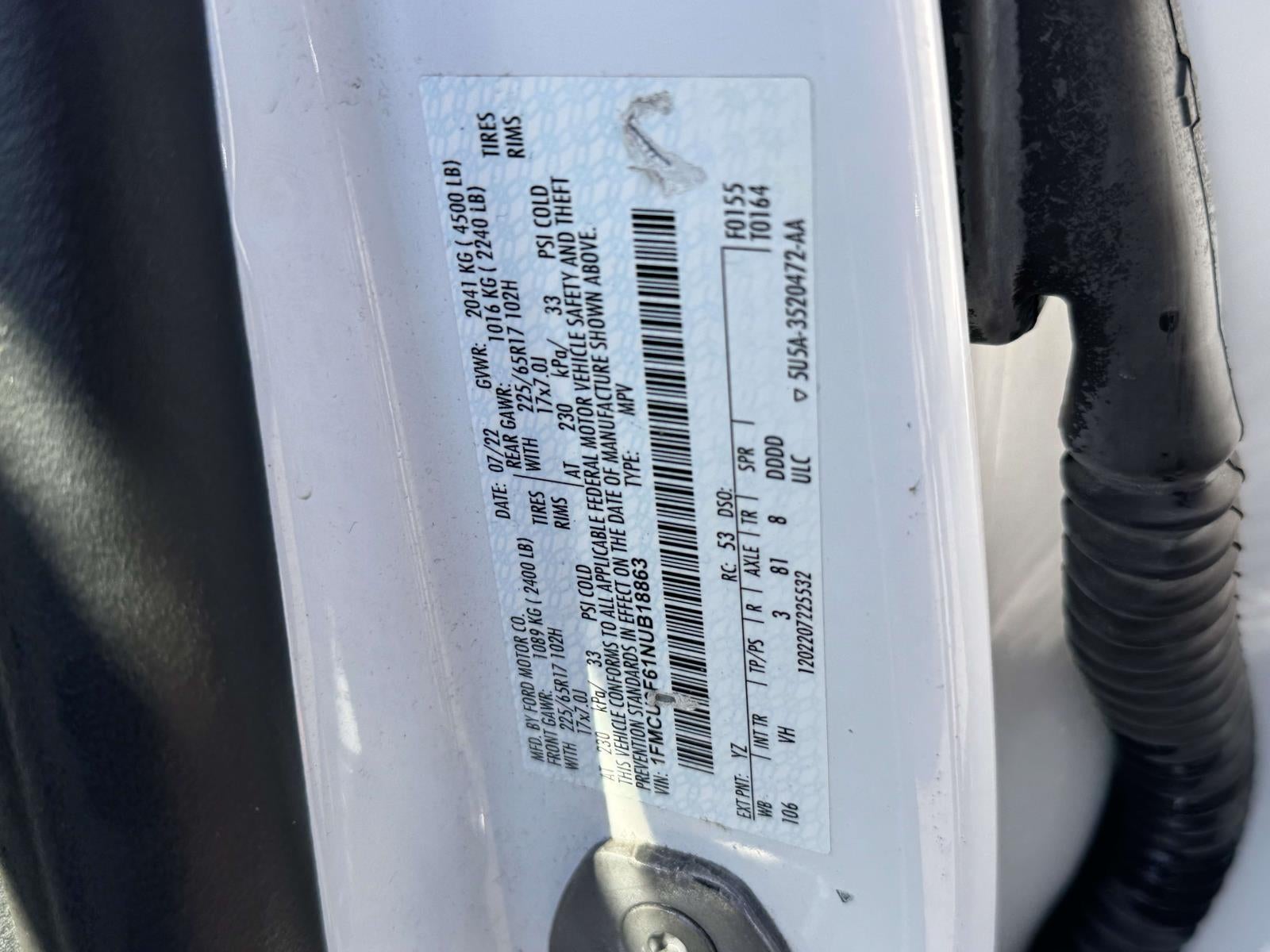 2022 Ford Escape S