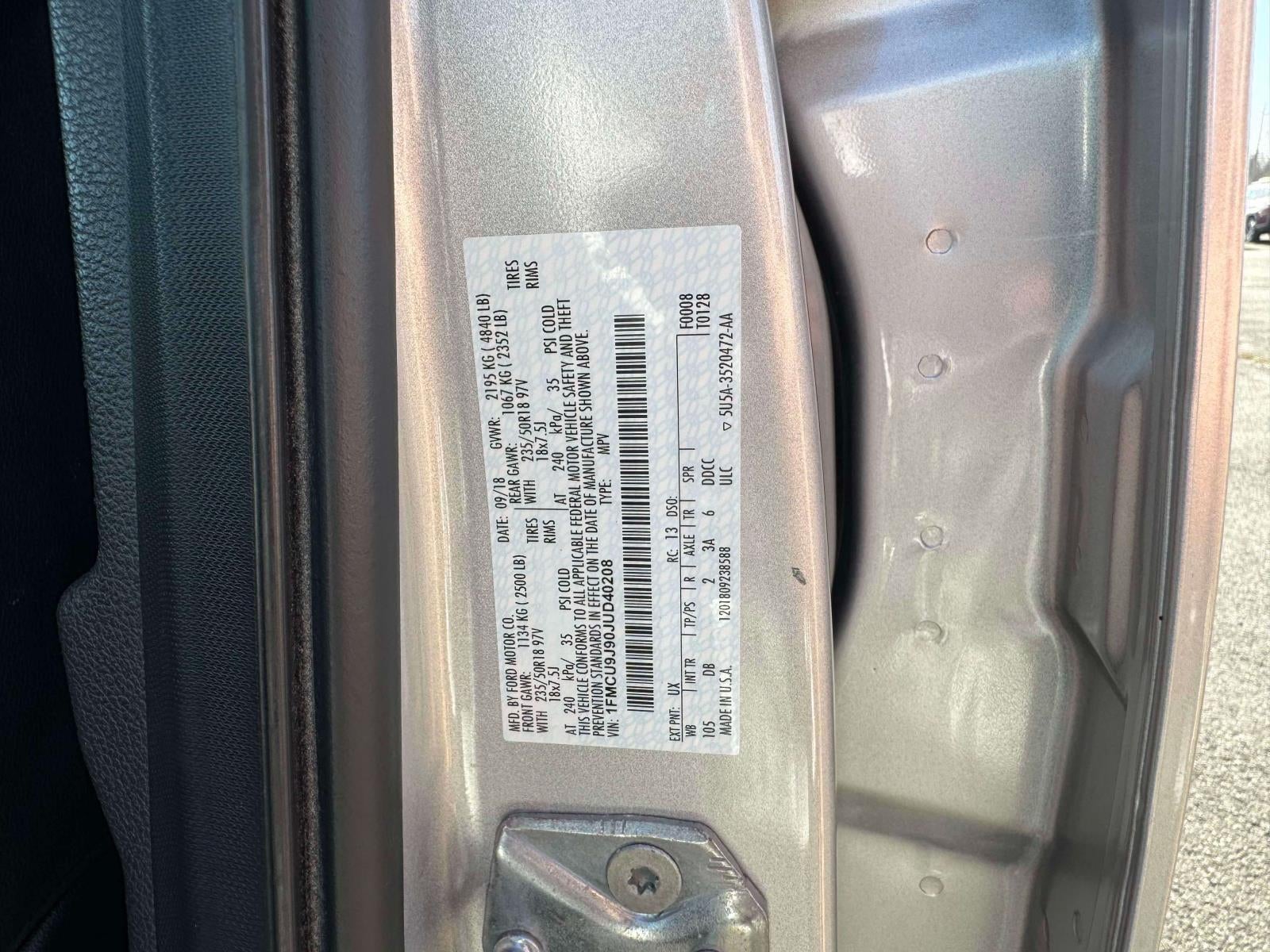 2018 Ford Escape Titanium