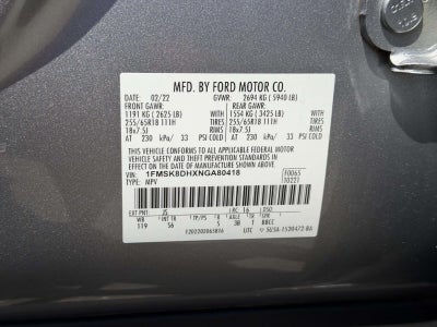 2022 Ford Explorer XLT