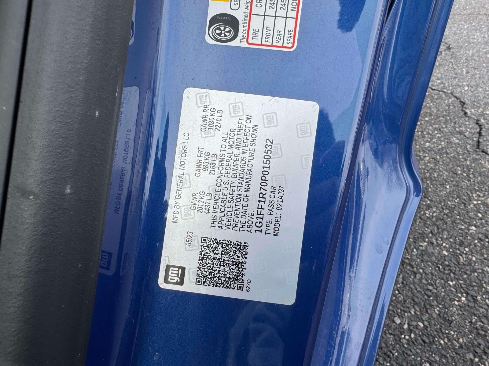 2023 Chevrolet Camaro RWD Coupe LT1