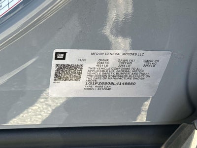 2020 Chevrolet Bolt EV FWD Premier