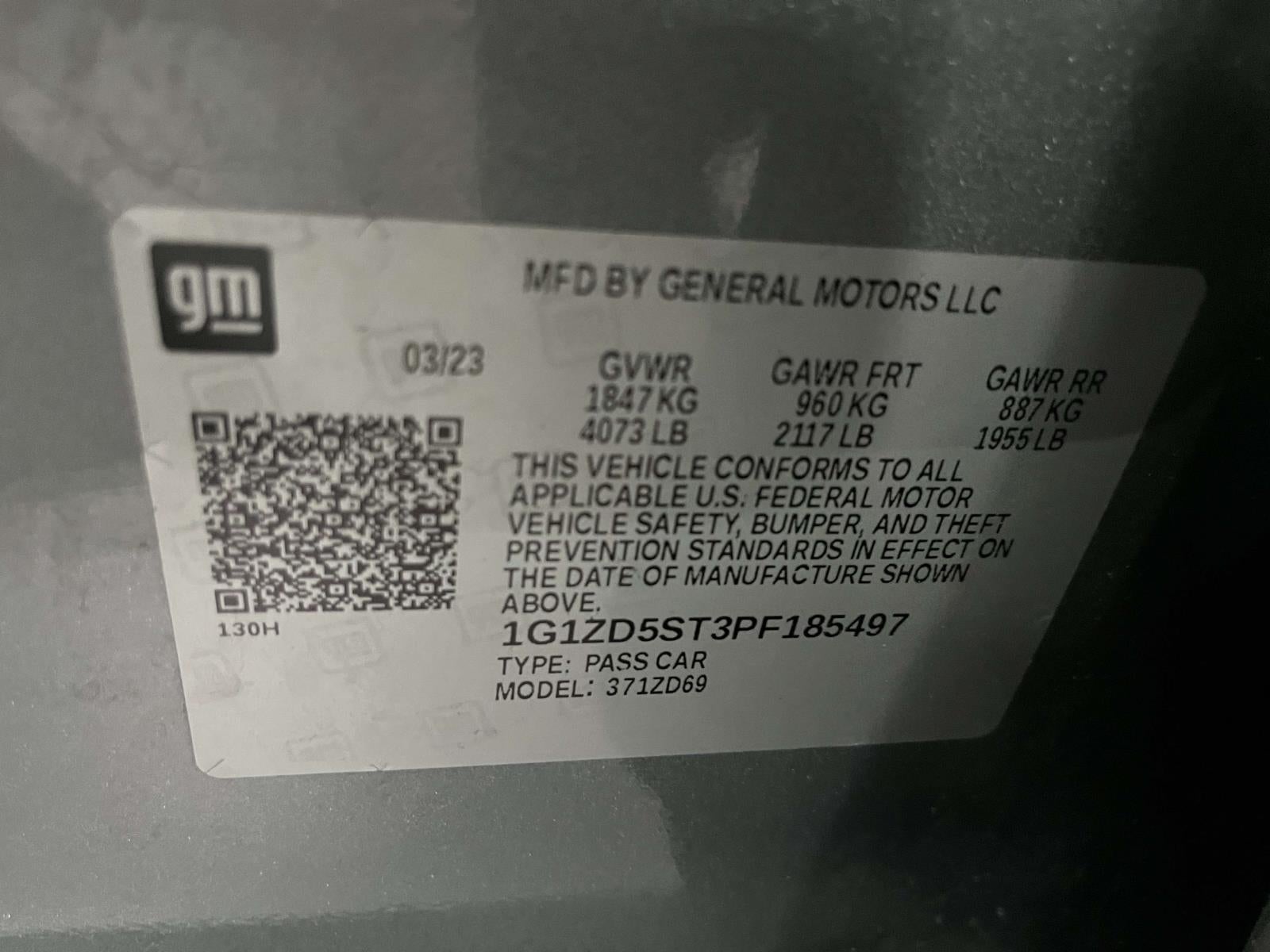 2023 Chevrolet Malibu FWD 1LT