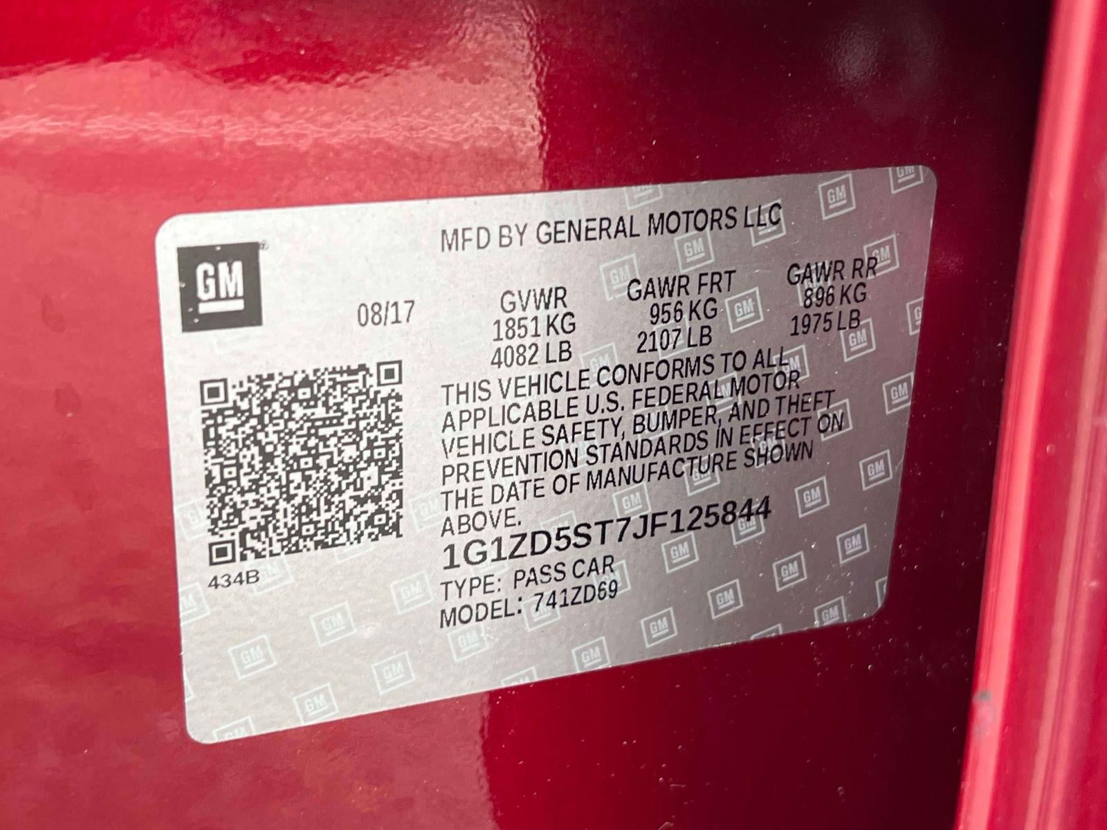 2018 Chevrolet Malibu LT