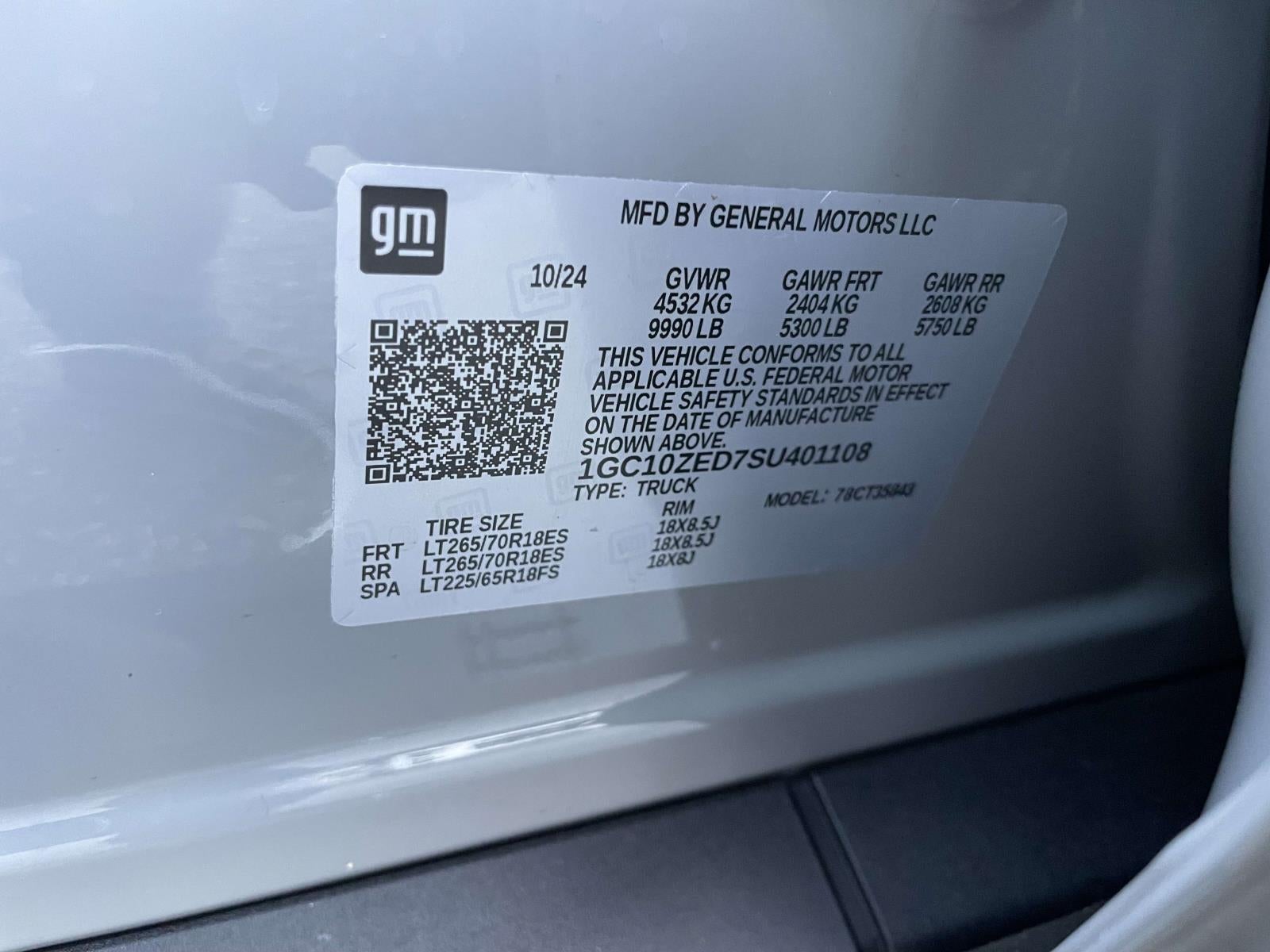 2025 Chevrolet Silverado EV LT