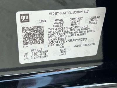 2024 Chevrolet Silverado 2500HD 4WD Crew Cab Standard Bed ZR2