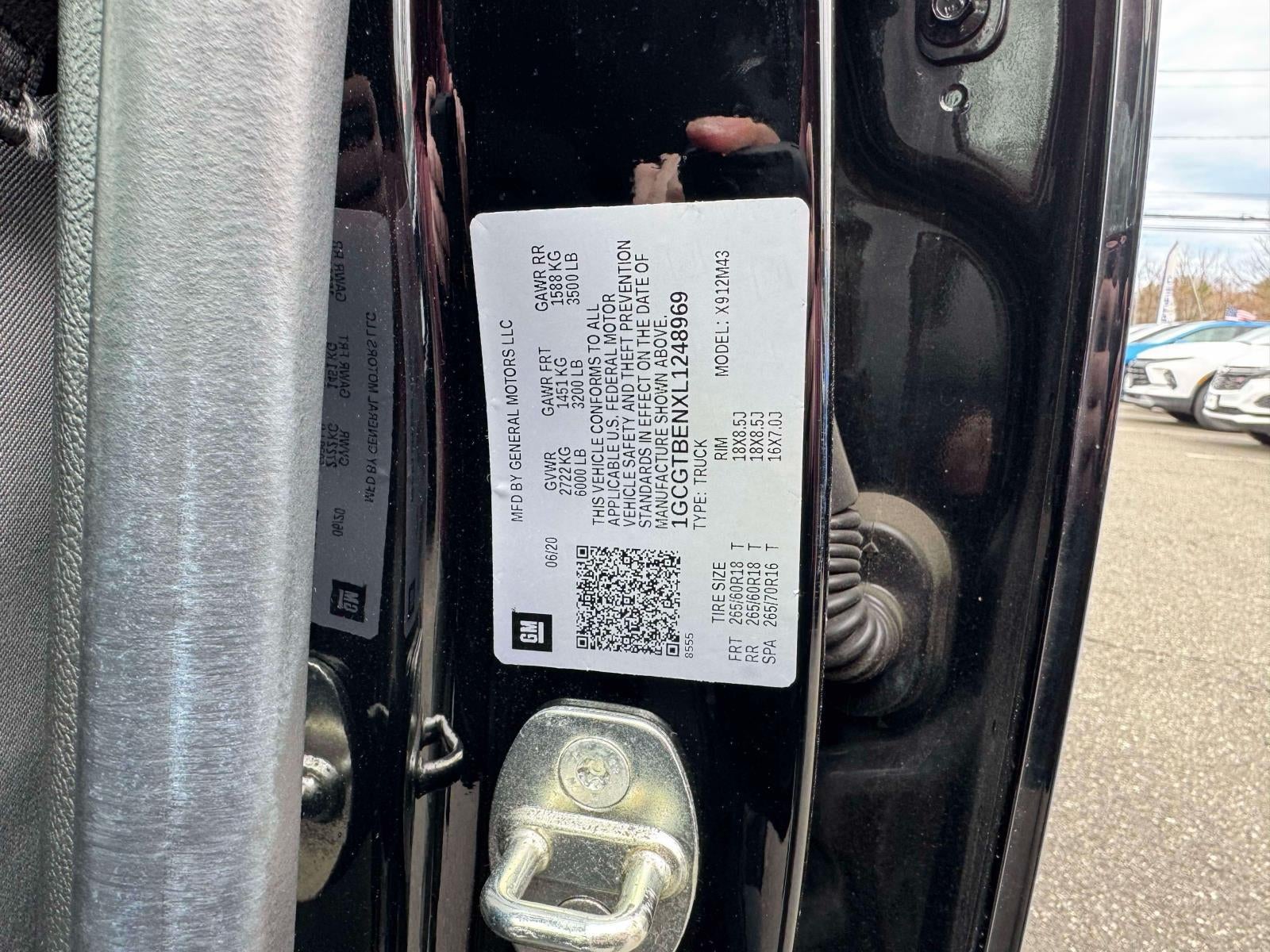 2020 Chevrolet Colorado 4WD Crew Cab Short Box WT