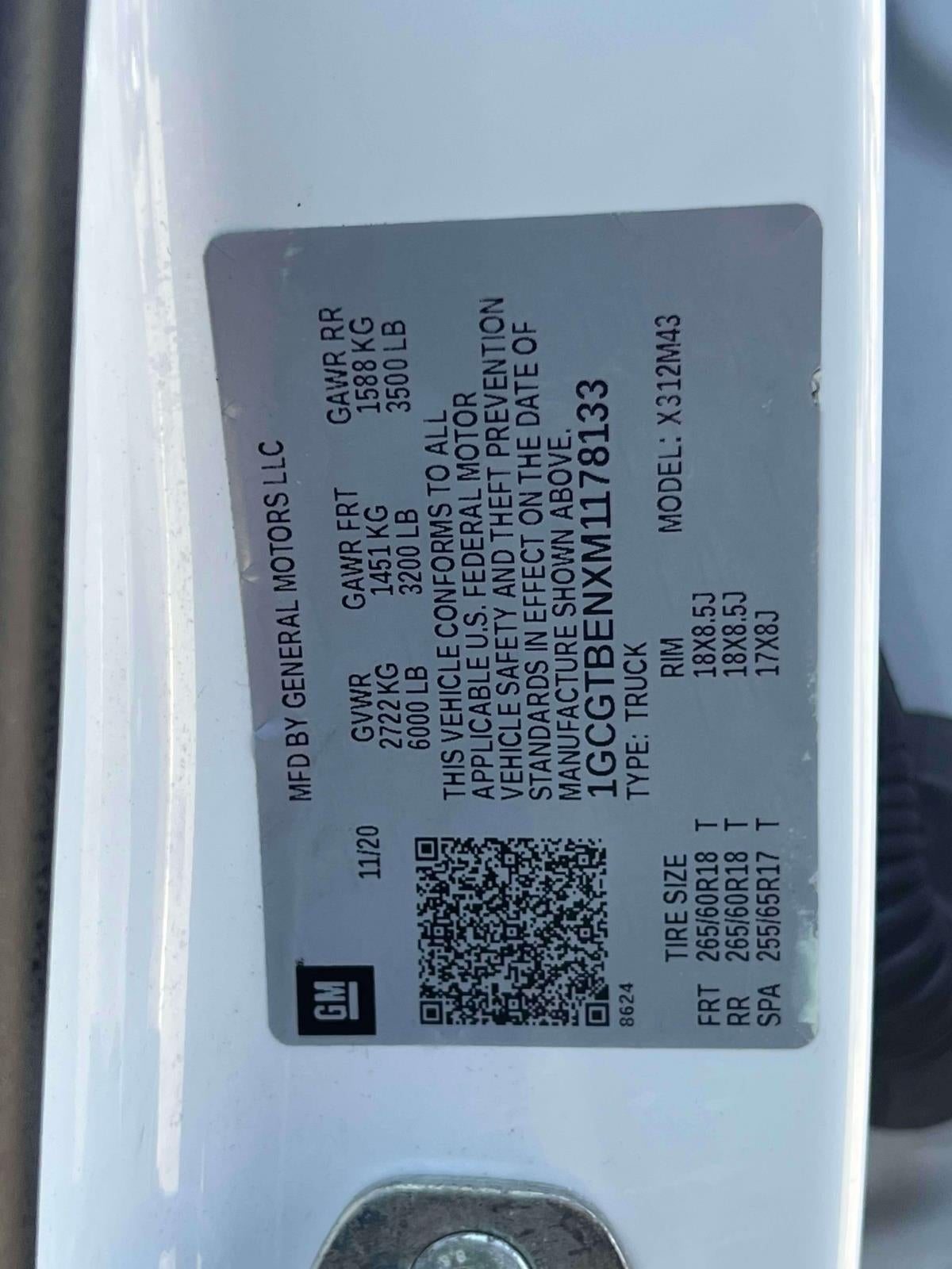2021 Chevrolet Colorado 4WD Crew Cab Short Box WT