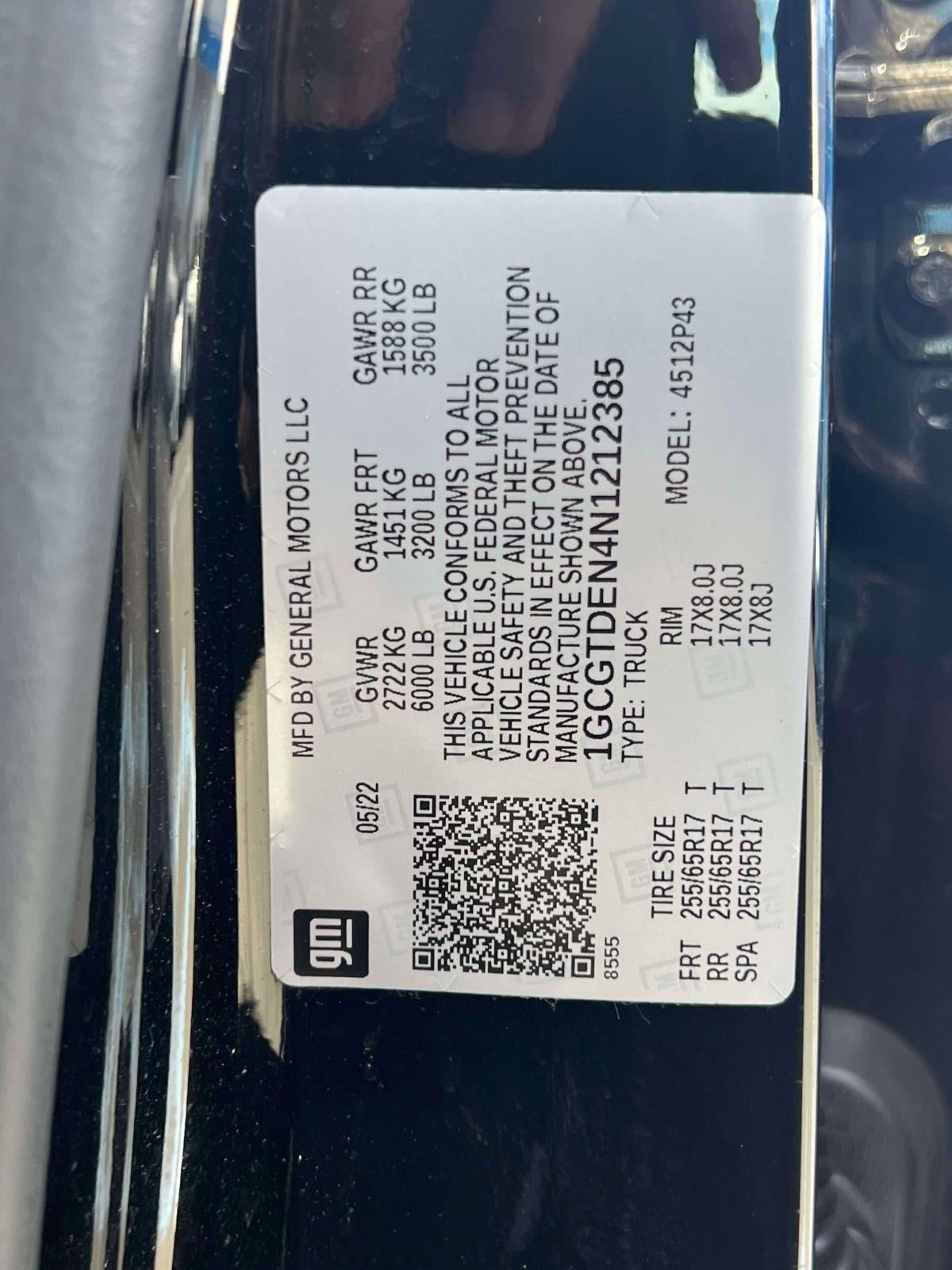 2022 Chevrolet Colorado 4WD Crew Cab Short Box Z71