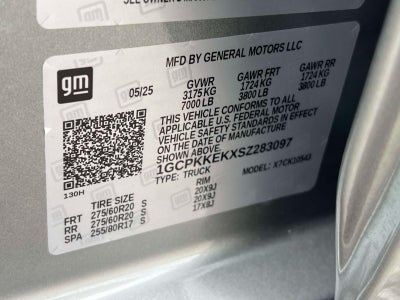 2025 Chevrolet Silverado 1500 4WD Crew Cab Short Bed LT with 2FL