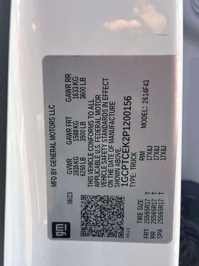 2023 Chevrolet Colorado 4WD Crew Cab Short Box LT
