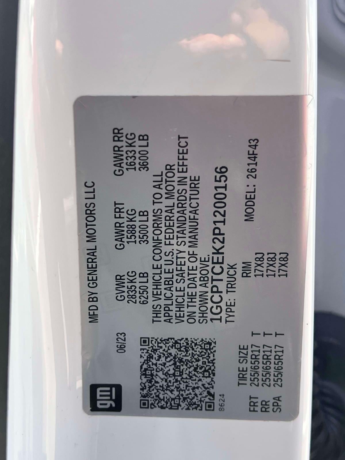 2023 Chevrolet Colorado 4WD Crew Cab Short Box LT