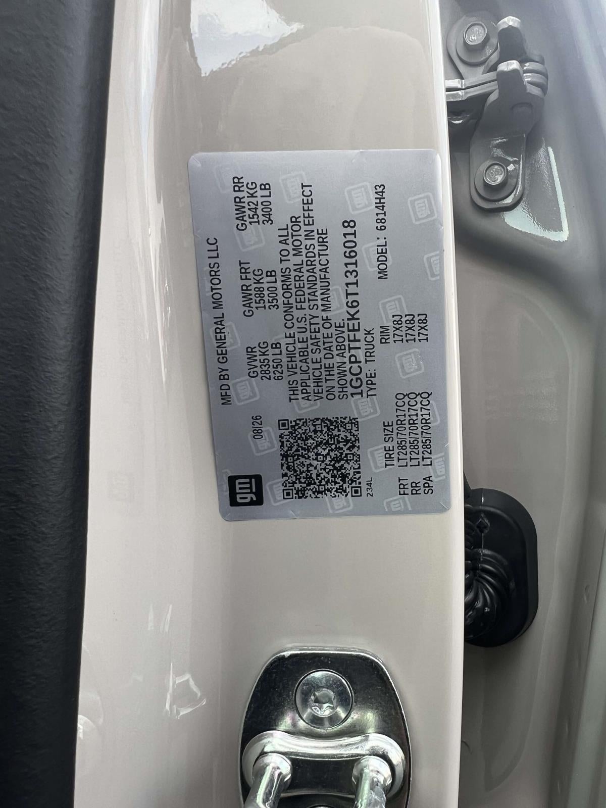 2026 Chevrolet Colorado ZR2, 4WD
