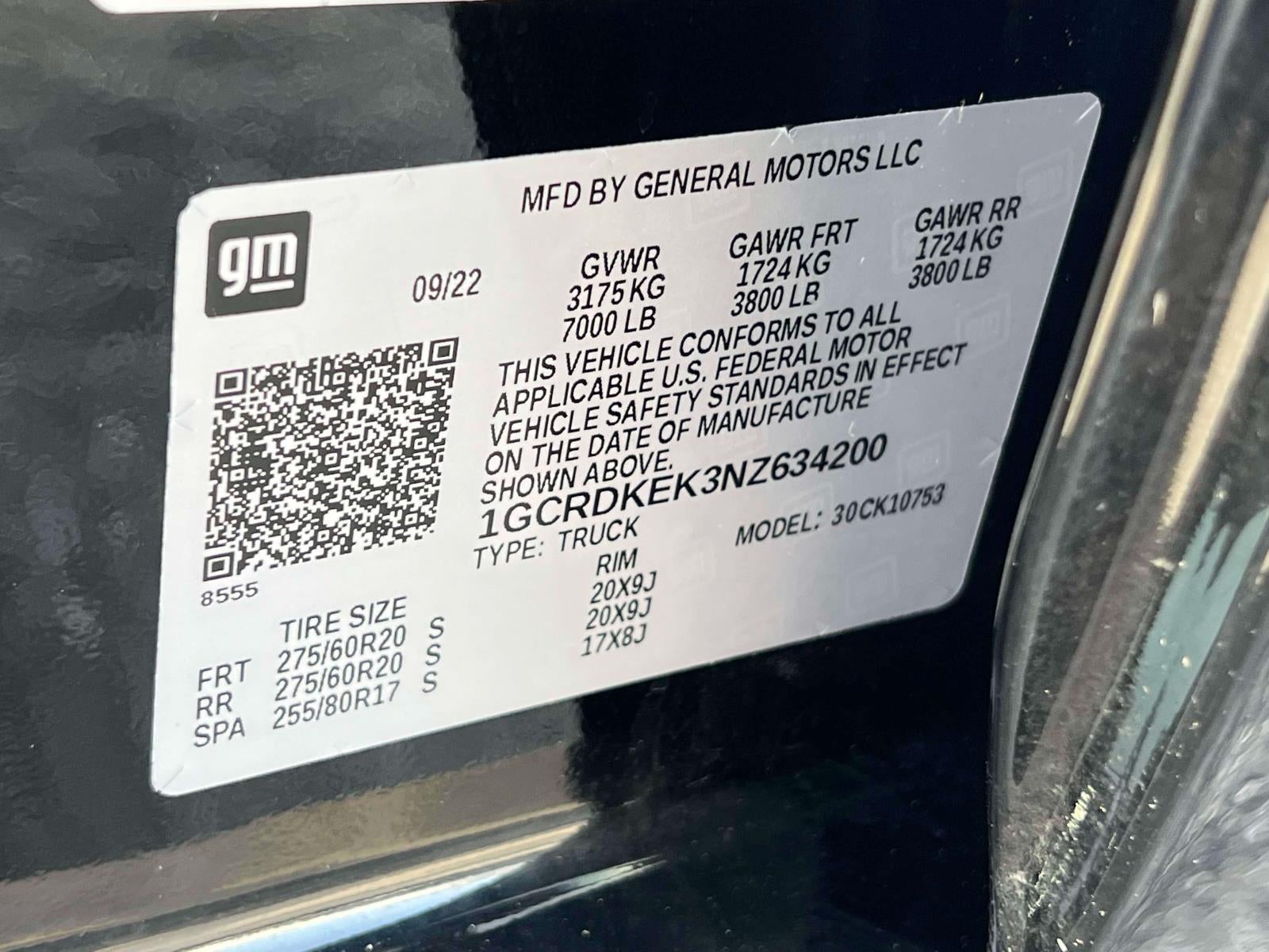 2022 Chevrolet Silverado 1500 4WD Double Cab Standard Bed LT with 2FT