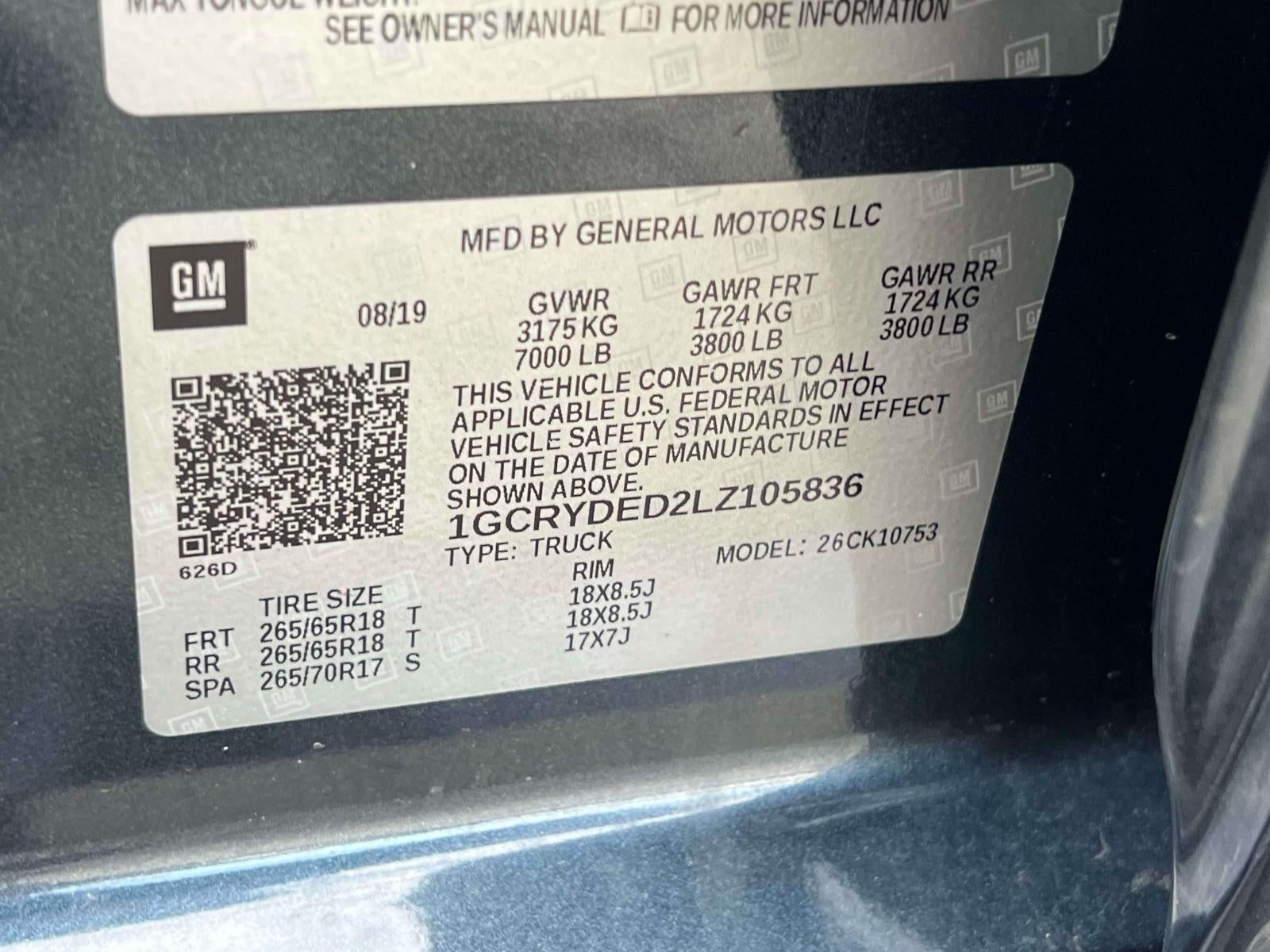 2020 Chevrolet Silverado 1500 4WD Double Cab Standard Bed LT