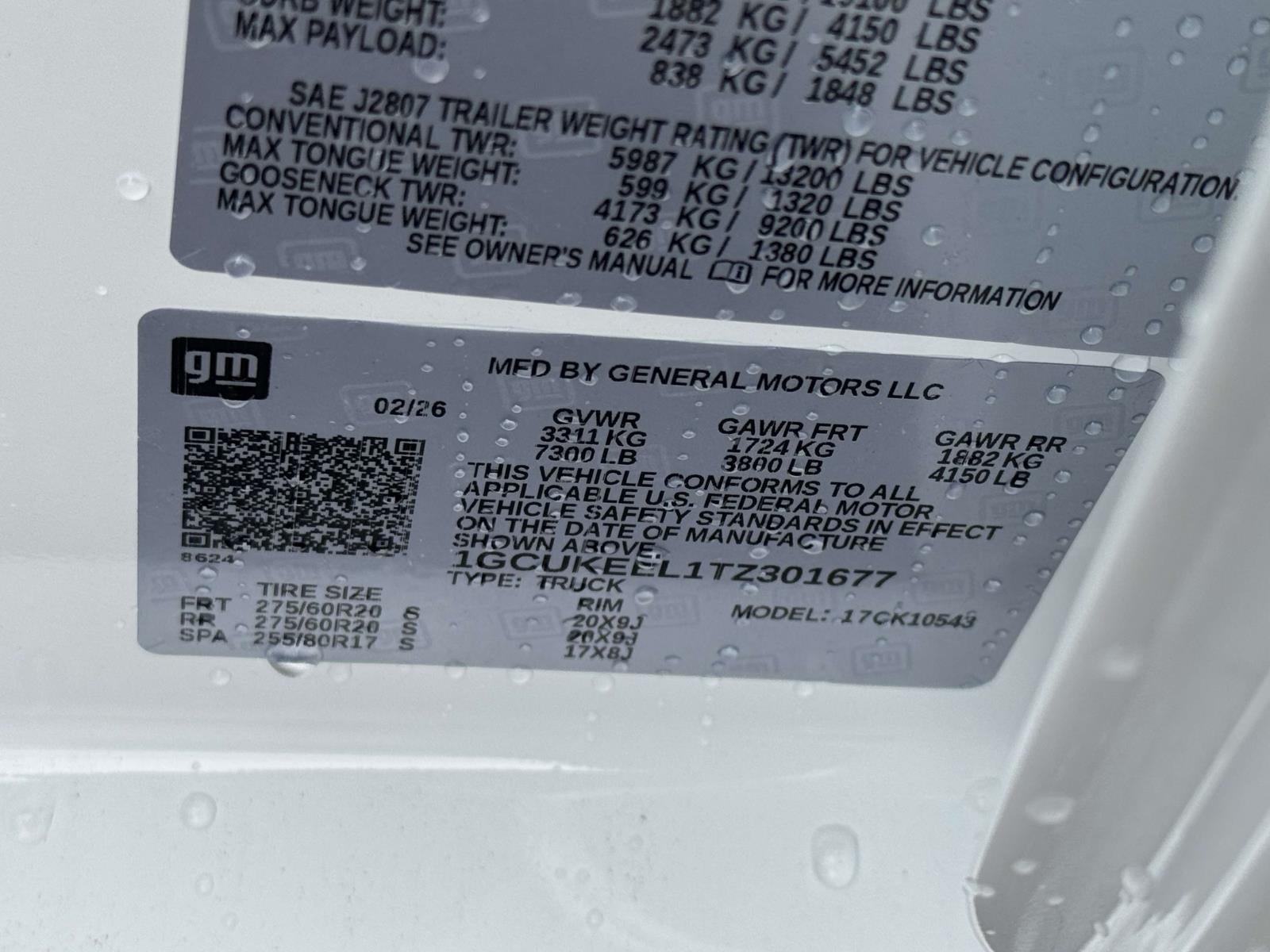 2026 Chevrolet Silverado 1500 4WD Crew Cab Short Bed RST