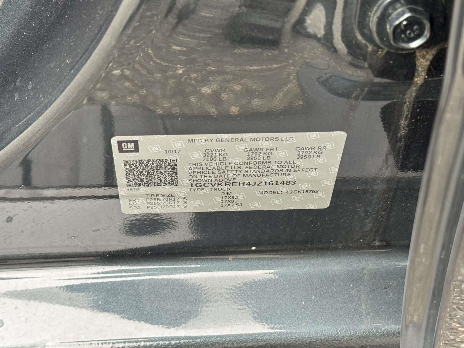 2018 Chevrolet Silverado 1500 1LT
