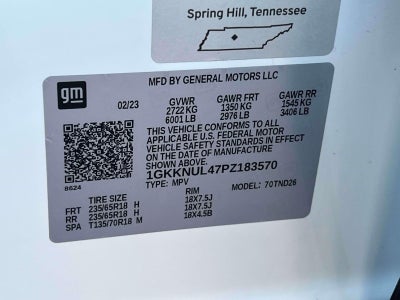 2023 GMC Acadia AWD SLT