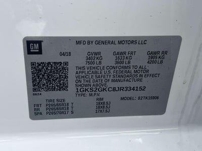 2018 GMC Yukon XL SLT