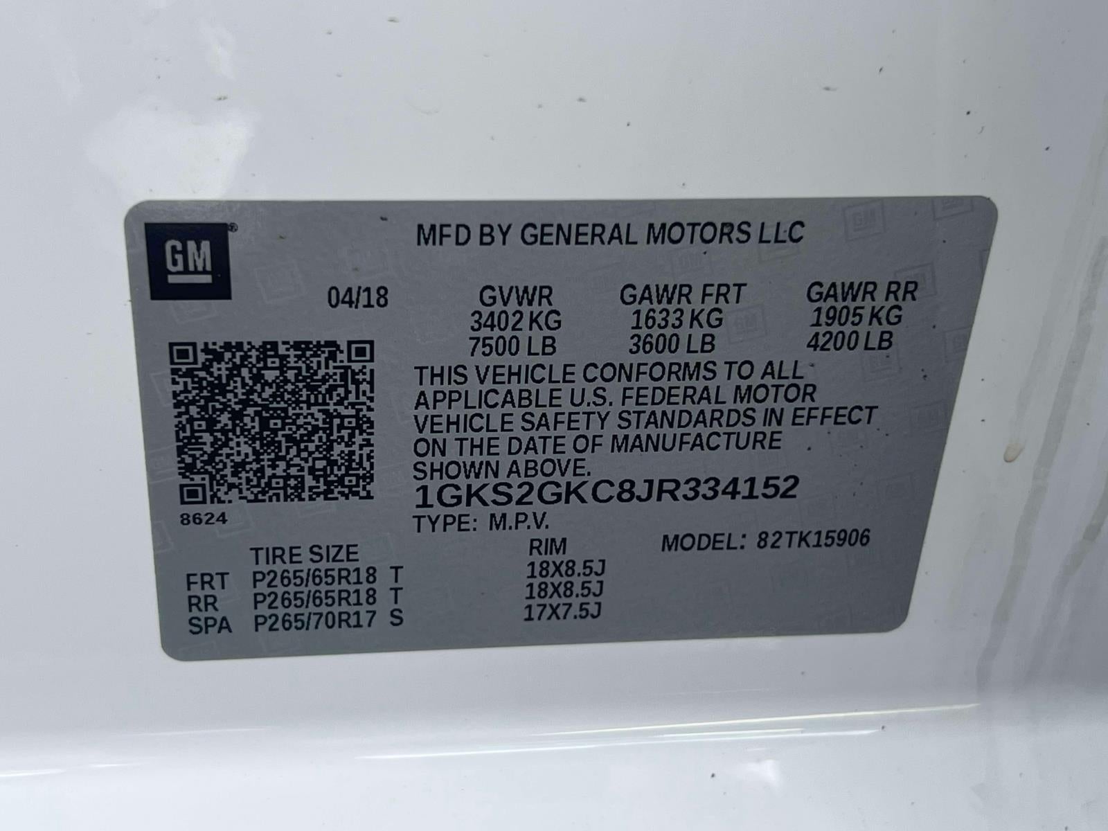 2018 GMC Yukon XL SLT