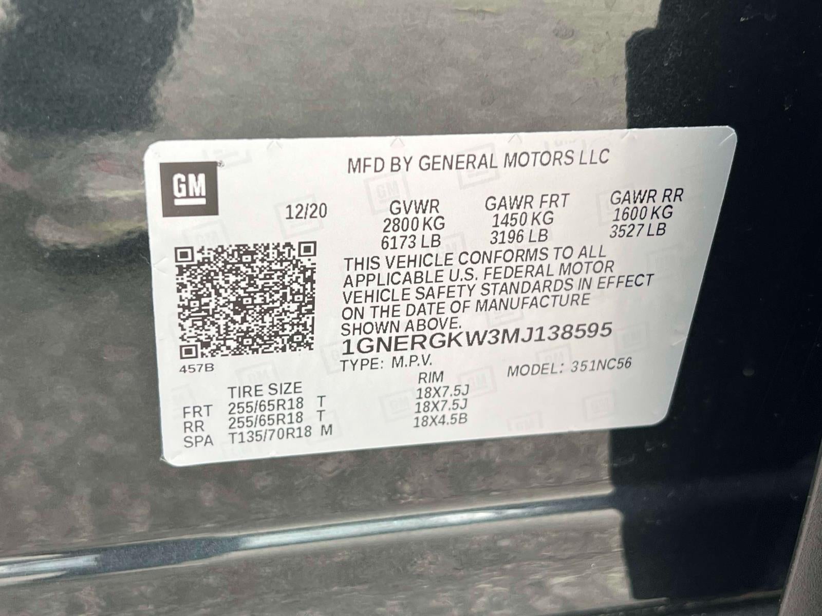 2021 Chevrolet Traverse FWD LT Cloth