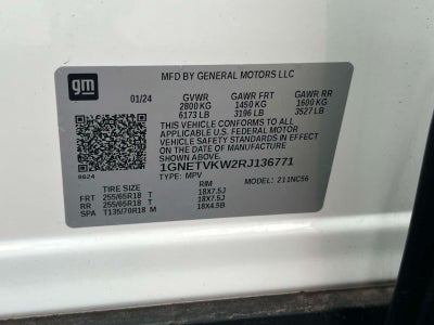 2024 Chevrolet Traverse Limited AWD LT Cloth