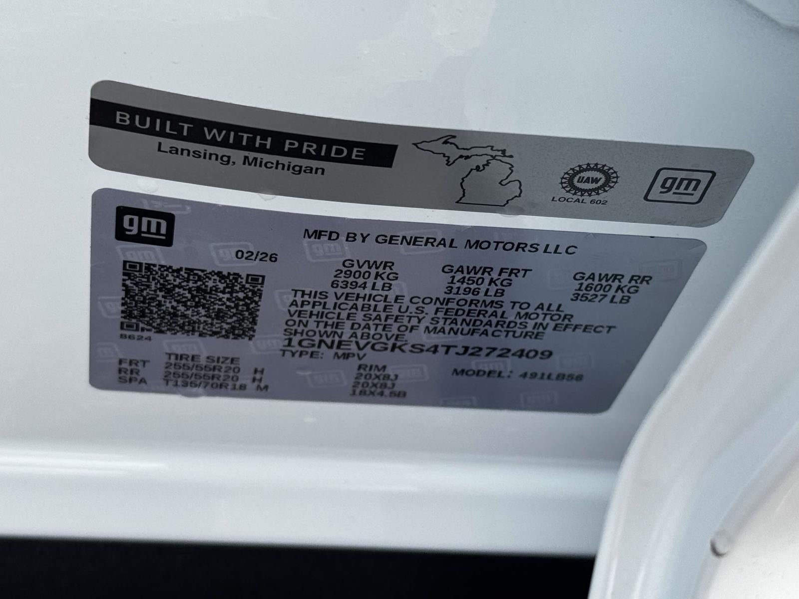 2026 Chevrolet Traverse AWD LT