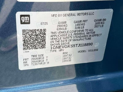 2026 Chevrolet Traverse AWD LT