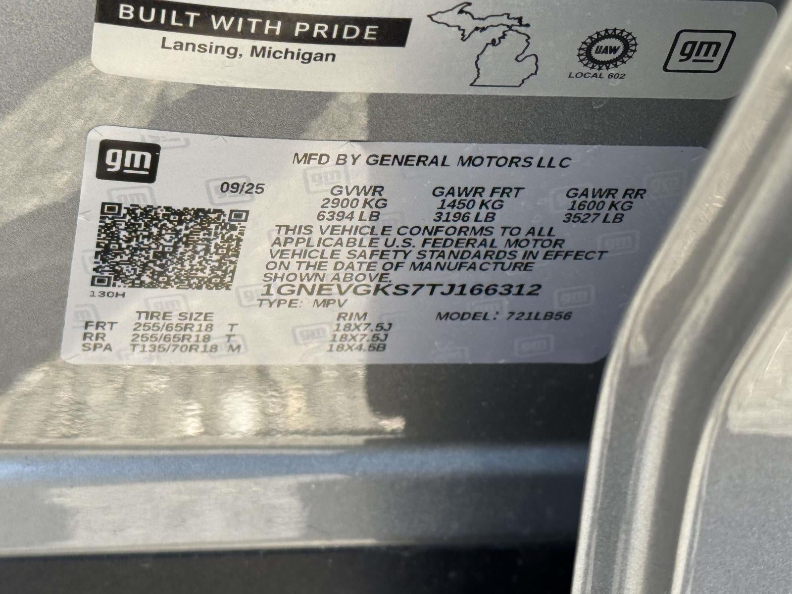 2026 Chevrolet Traverse AWD LT