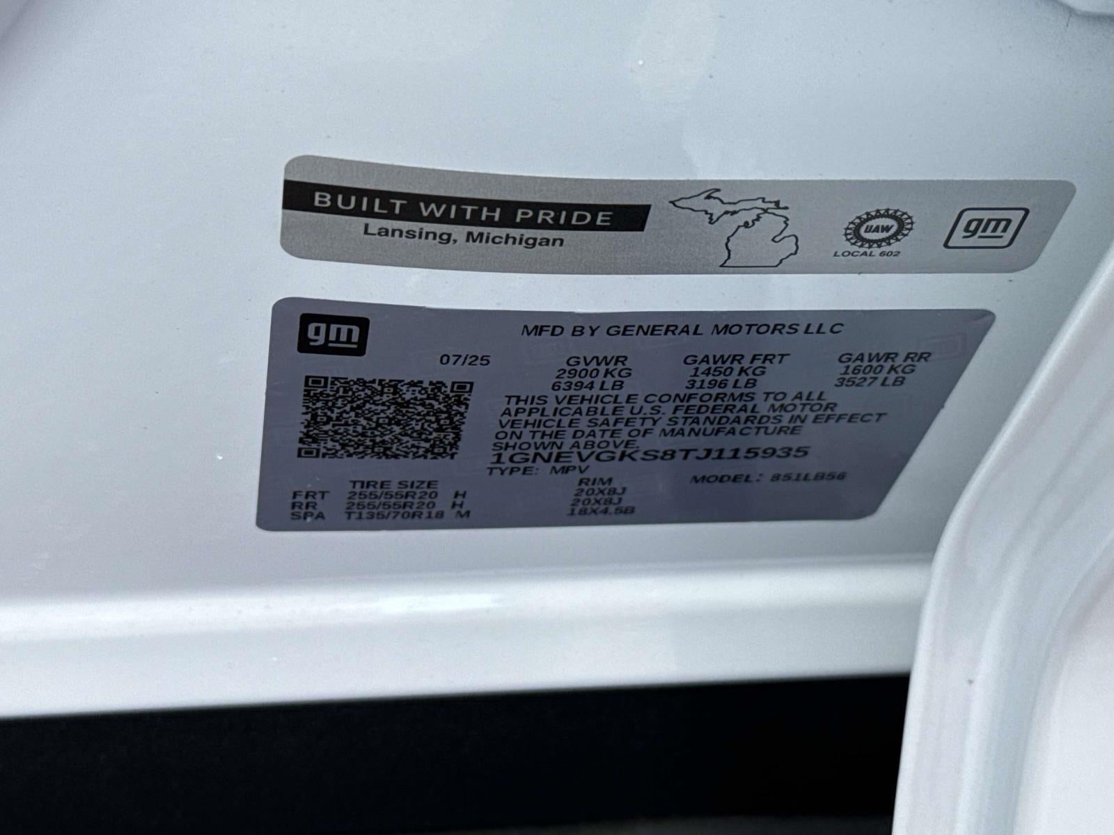 2026 Chevrolet Traverse AWD LT